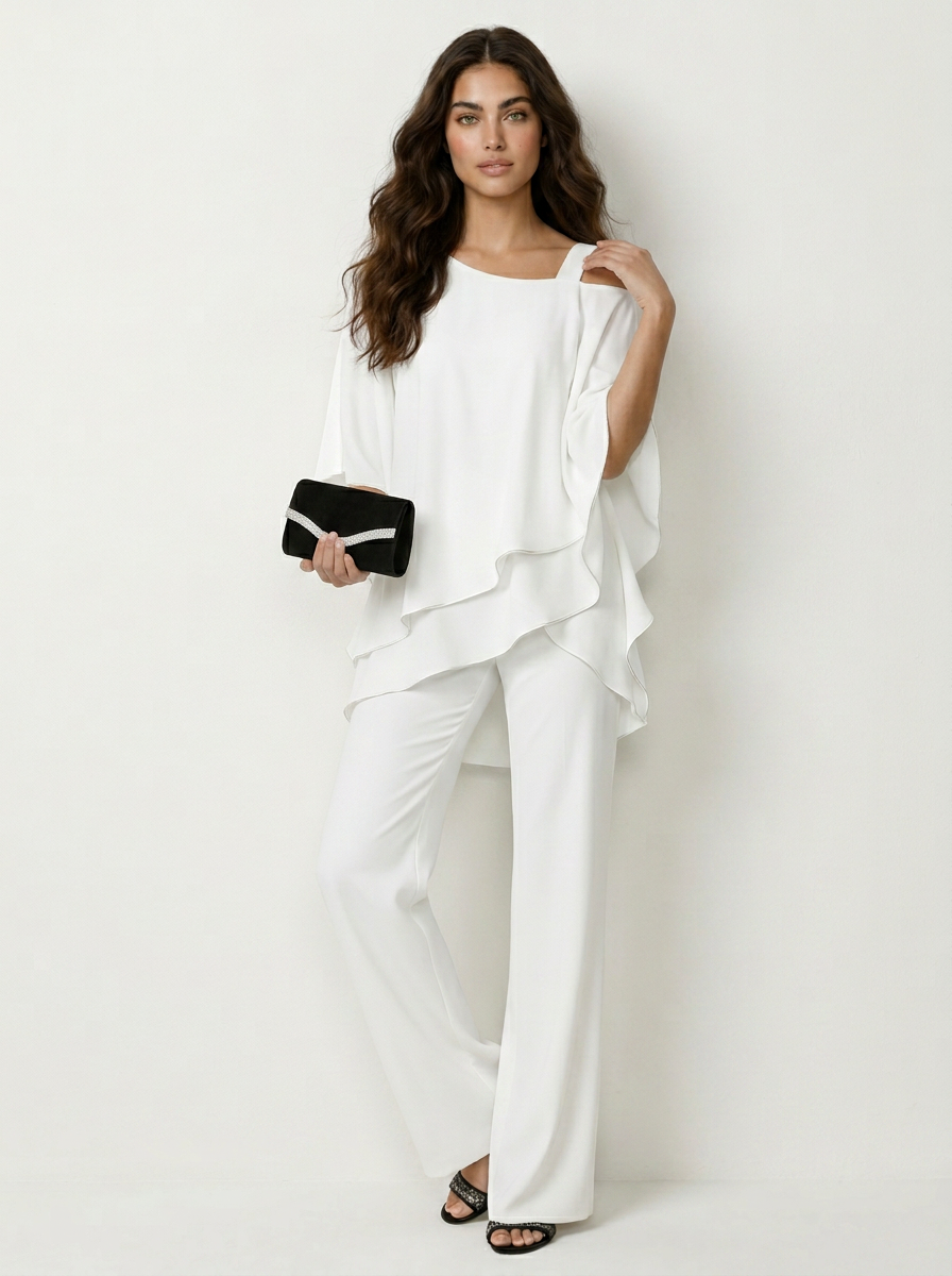 Elegantes Chiffon-Damen-Set - Elena