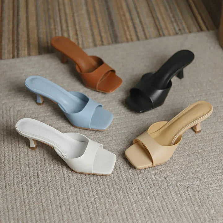 Elegante Damenschuhe mit niedrigem Absatz – Victoria