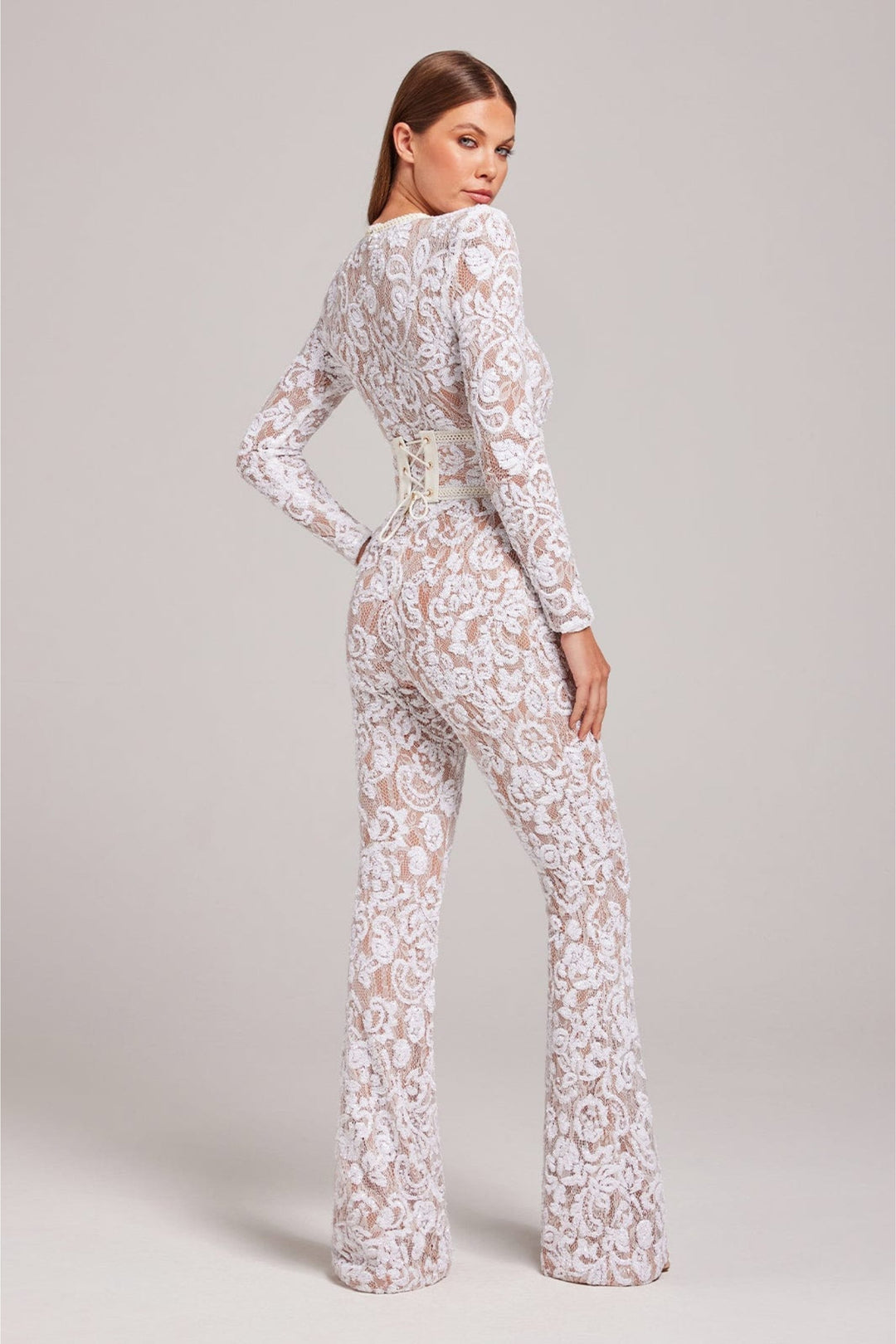 Eleganter Spitzen-Damen-Jumpsuit – Naomi