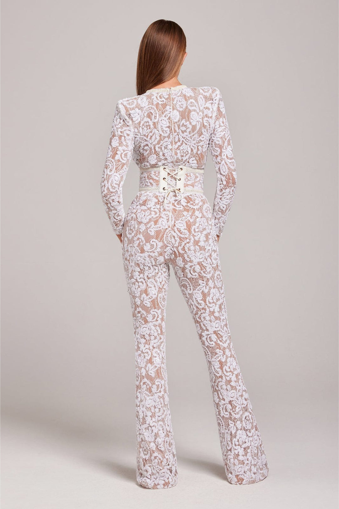 Eleganter Spitzen-Damen-Jumpsuit – Naomi