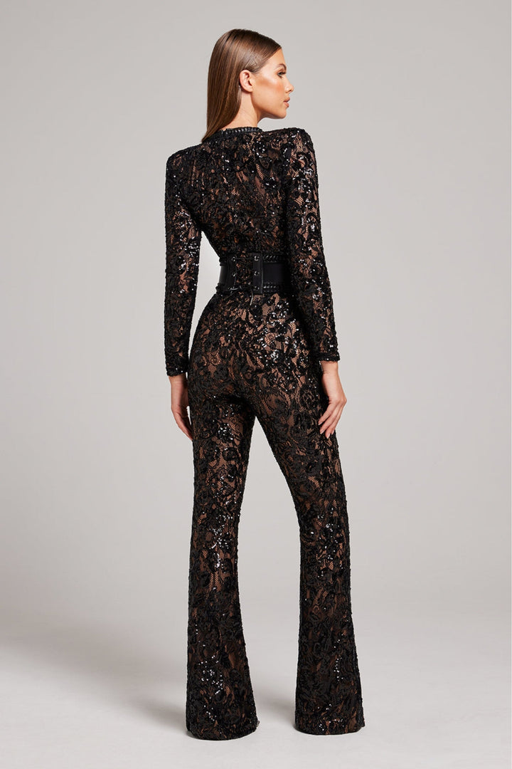 Eleganter Spitzen-Damen-Jumpsuit – Naomi