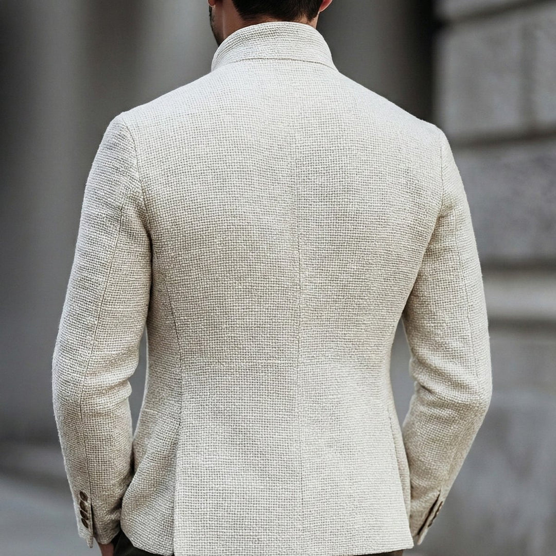 Fabian Herren-Cardigan tailliert mit Knopfleiste