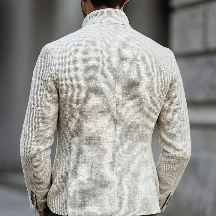 Fabian Herren-Cardigan tailliert mit Knopfleiste