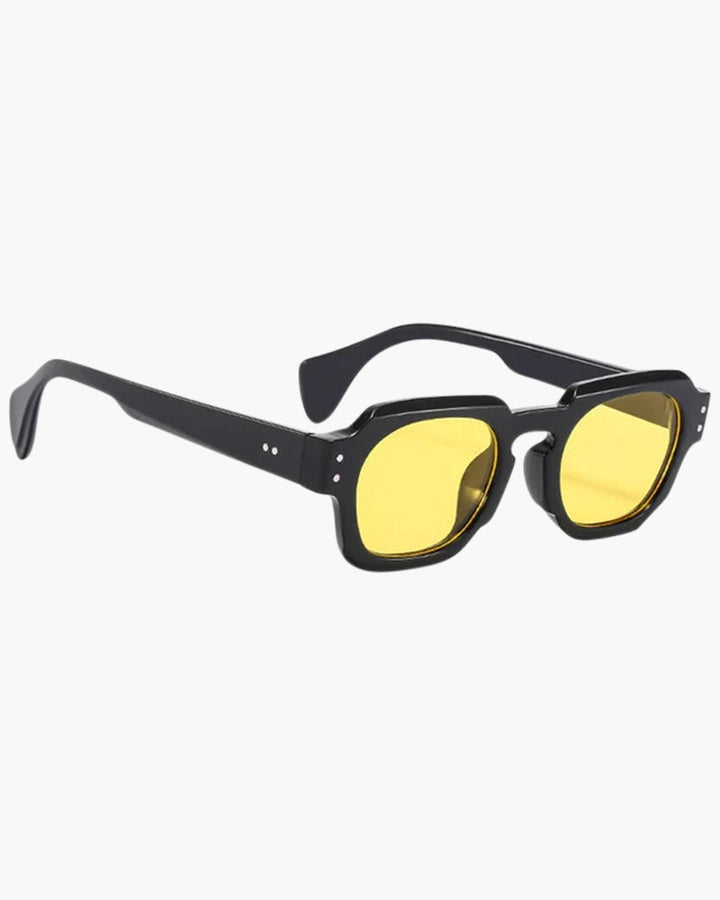 Sonnenbrille mit dicker Fassung und eckiger Form für Herren | Ideal für den täglichen Gebrauch im Freien