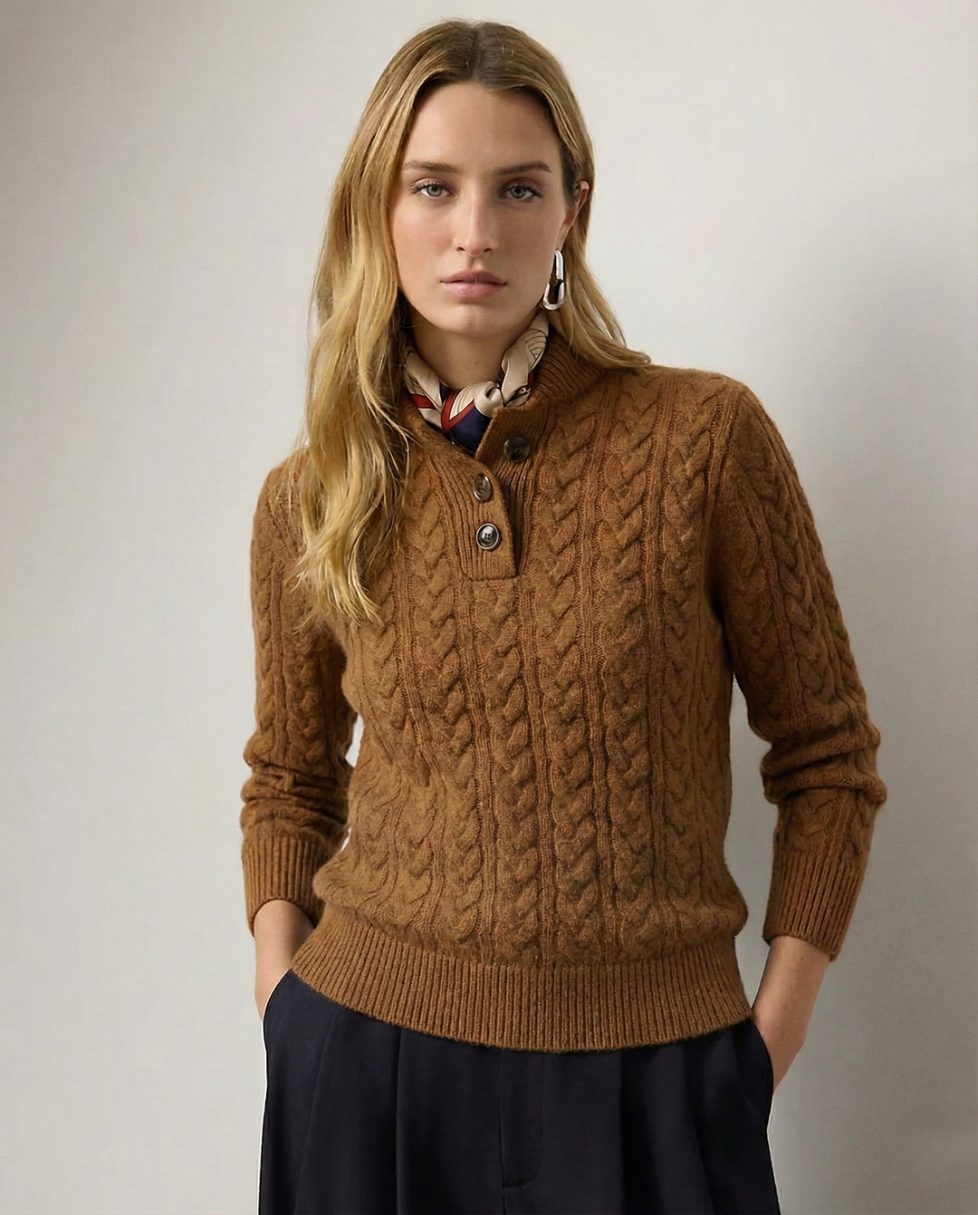 Arden Knopf-Down Pullover