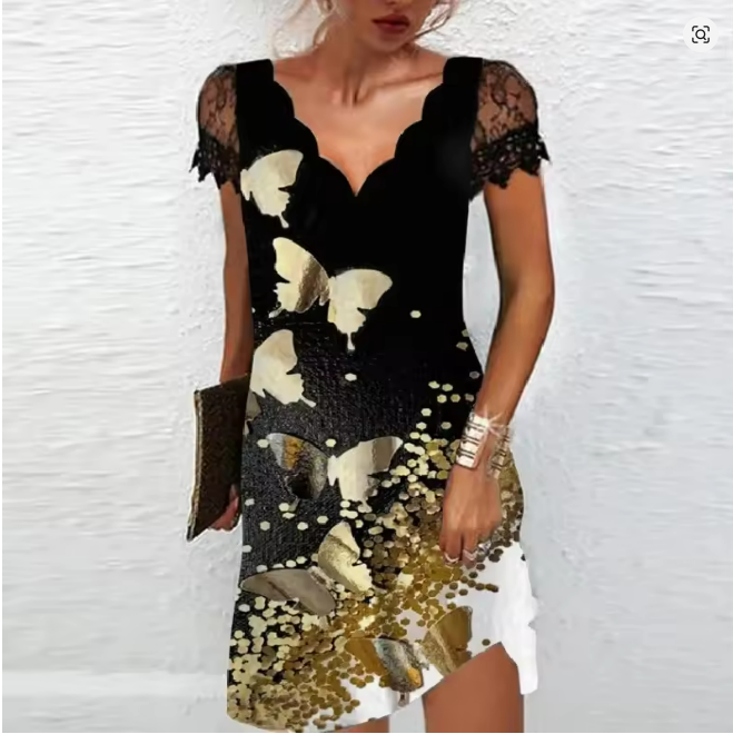 GlitterEve Kleid | Glitzerkleid