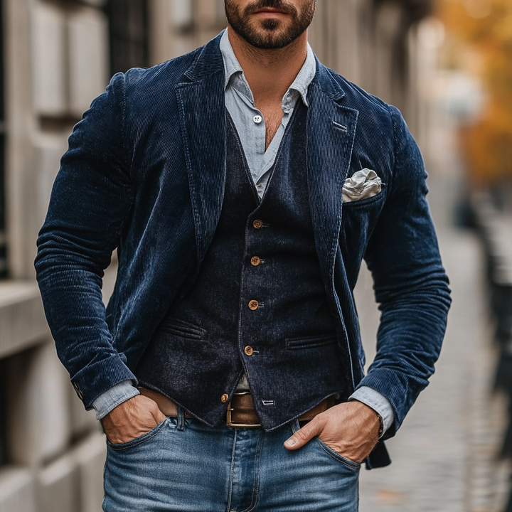 Heiko - Kaschmir Blazer und Gilet