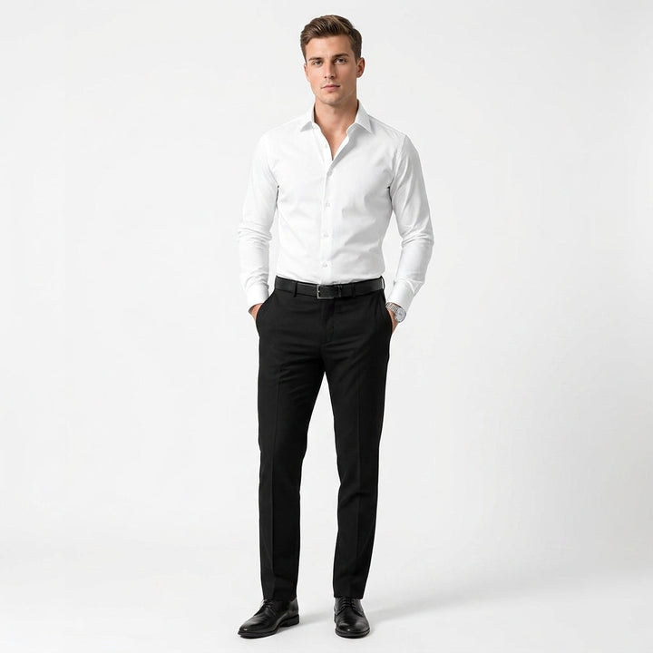 Herren Hemd Langarm Mit Klassischem Umlegekragen – Vielseitige Hemden Herren Für Büro Und Alltag