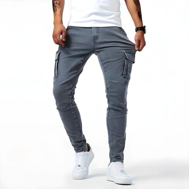Bequeme Stretch Cargohose Herren