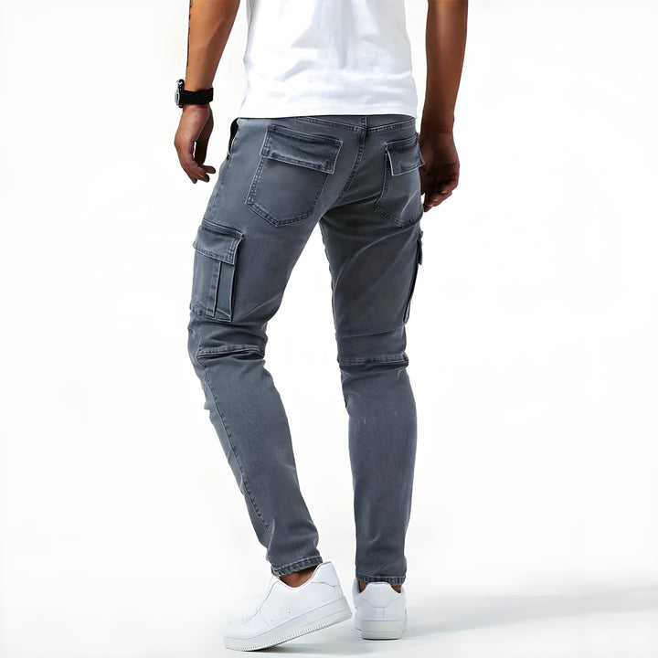 Bequeme Stretch Cargohose Herren