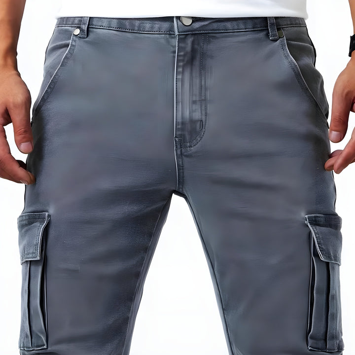 Bequeme Stretch Cargohose Herren