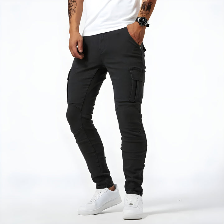 Bequeme Stretch Cargohose Herren