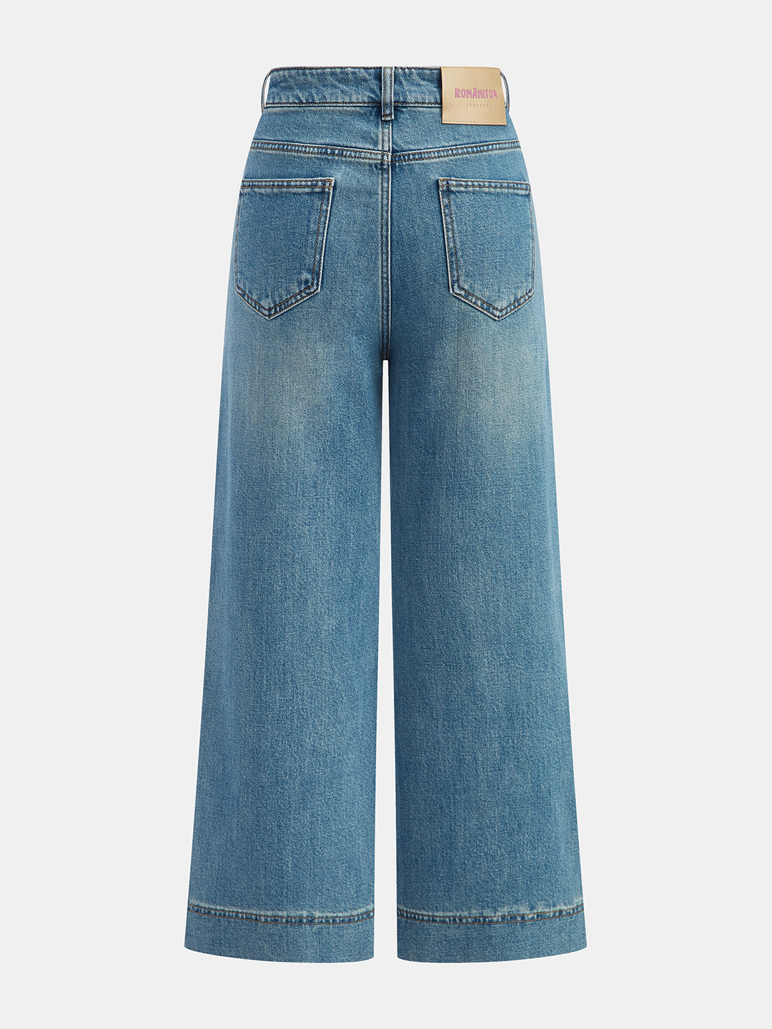 Viola | Hochtaillierte Jeans mit weitem Bein