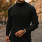 Caleb | Herren Merino-Woll-Turtleneck-Pullover mit taillierter Passform