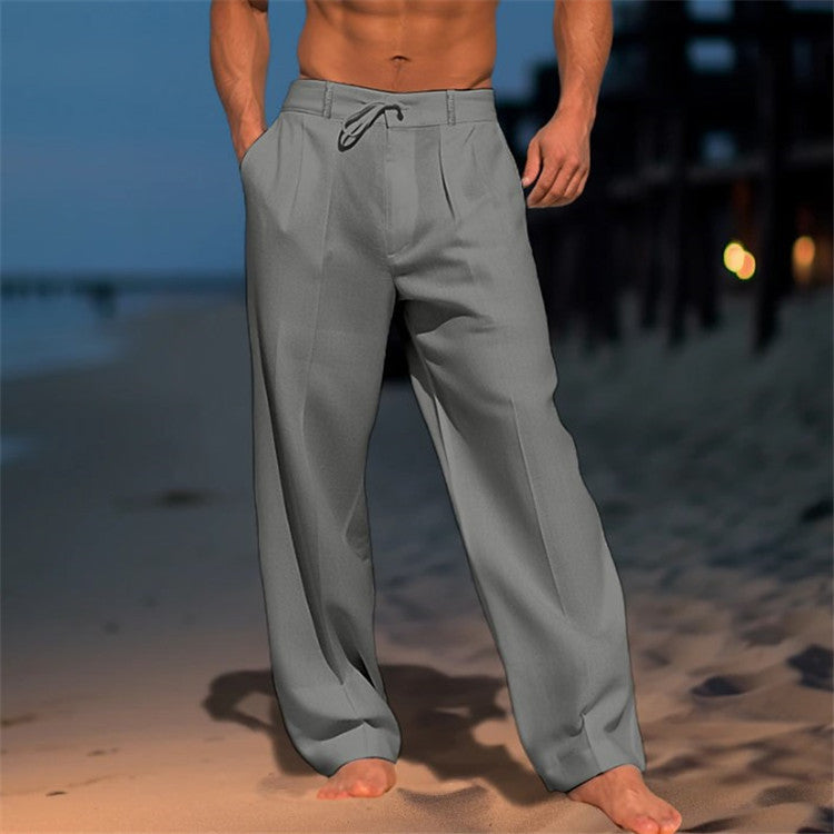 Lockere Hose Herren mit Kordelzug