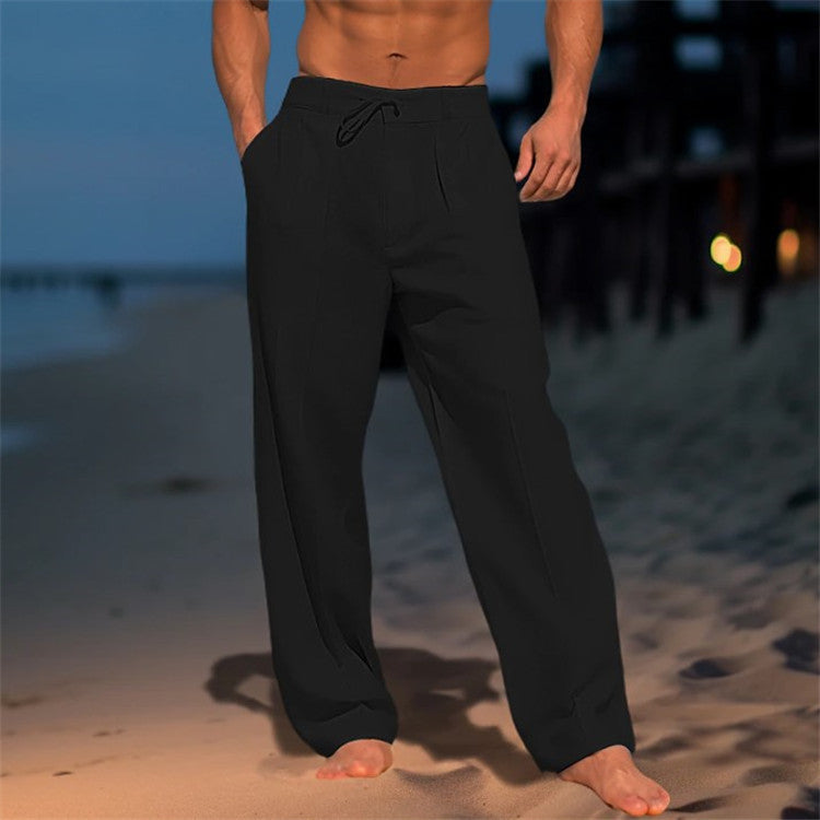 Lockere Hose Herren mit Kordelzug