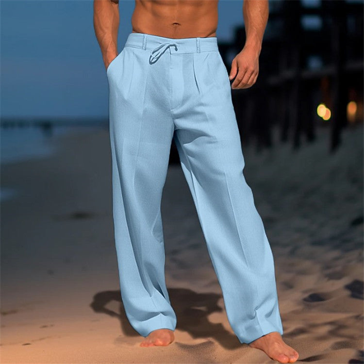 Lockere Hose Herren mit Kordelzug