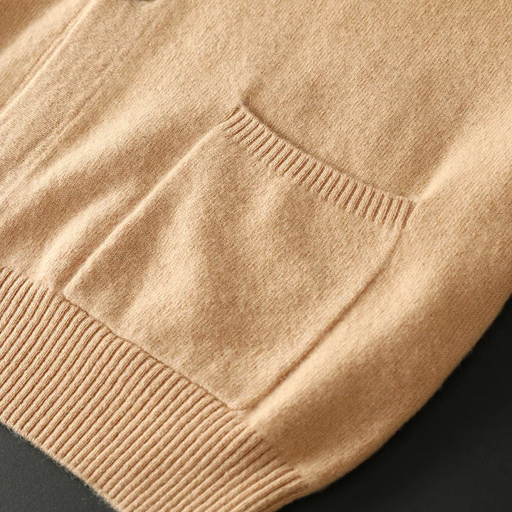 Otto | Herren Relaxed Soft Knit Cardigan mit gestreiftem Ärmel-Detail