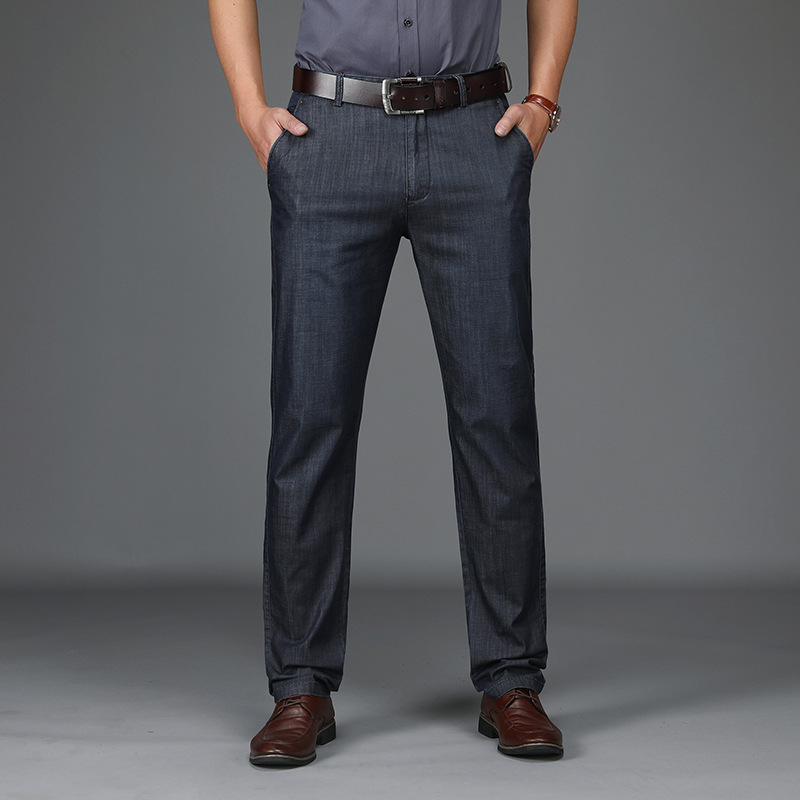 Stretch-Denim-Jeans mit klassischem Schnitt für Herren