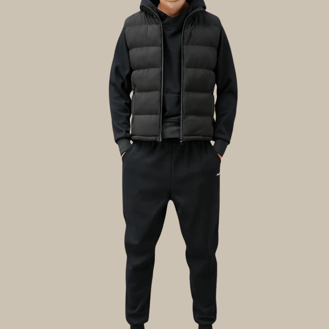 Herren Isolierte Weste für Stilvolles Layering