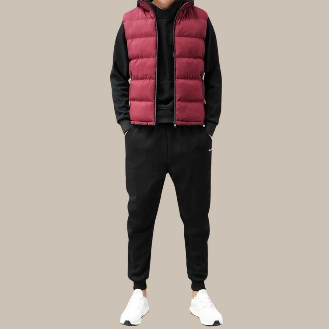 Herren Isolierte Zip-Weste für Smart Casual Wear