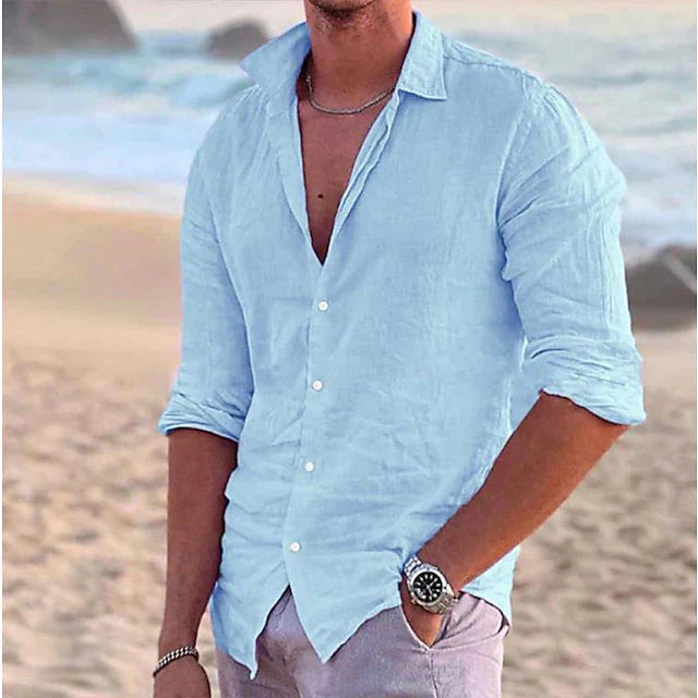 Eberhard | Herren Langarm Sommerhemd