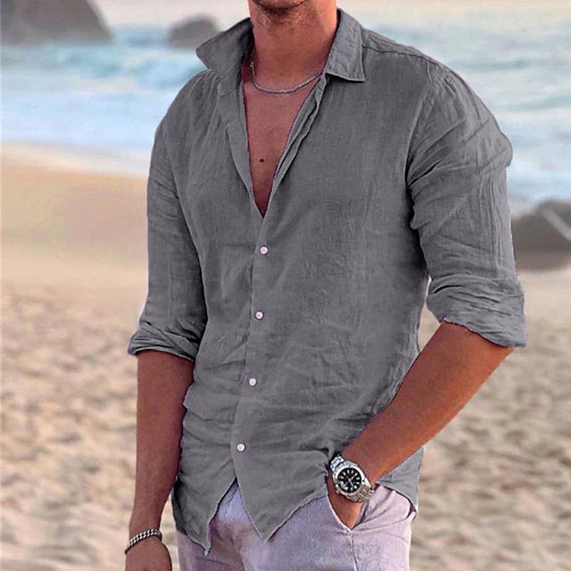 Eberhard | Herren Langarm Sommerhemd