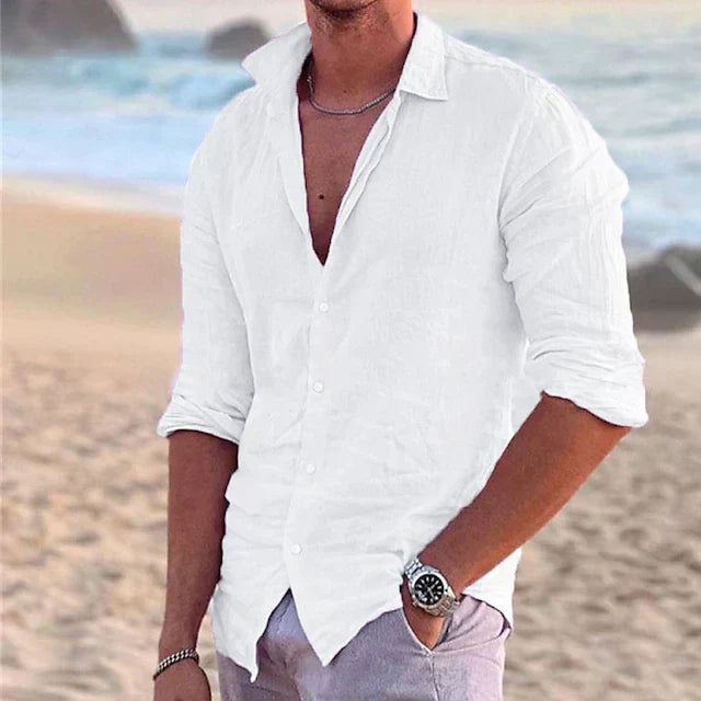 Eberhard | Herren Langarm Sommerhemd