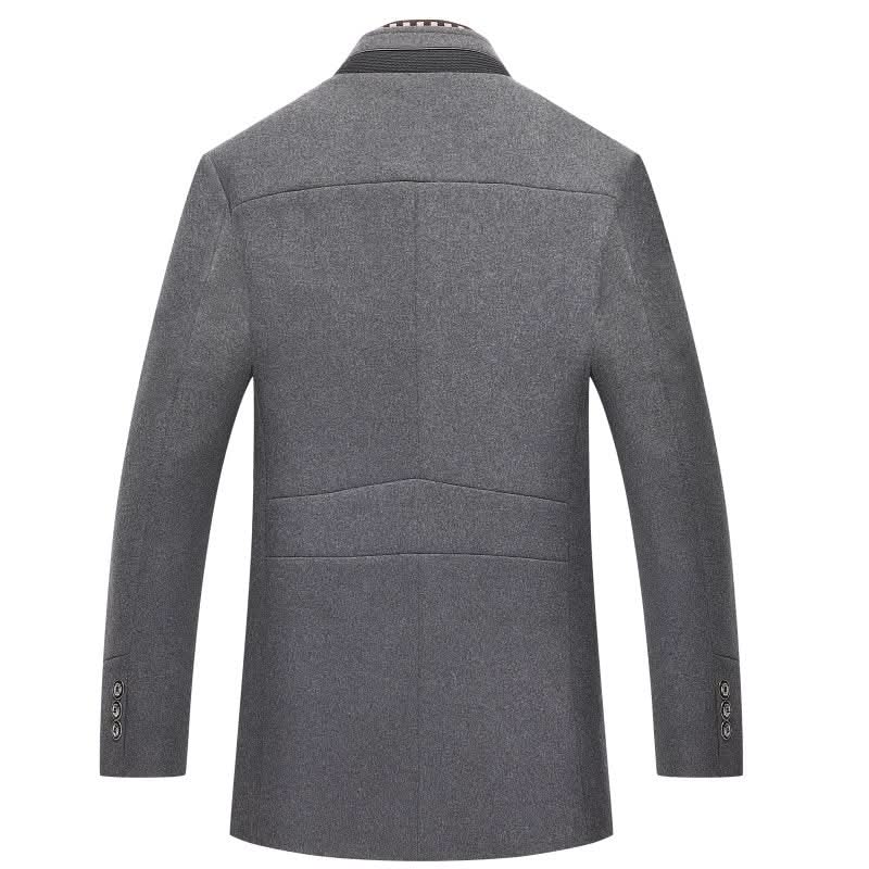 Herren-Peacoat | Taillierte Passform &amp; Warm