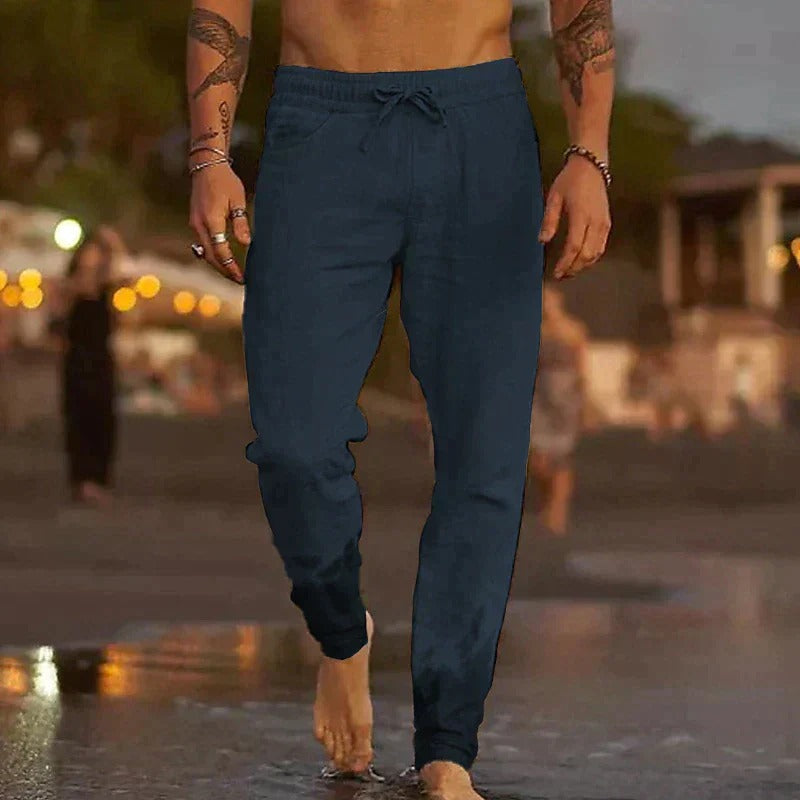 Herren Sommerliche Leinenhose - Jaxx