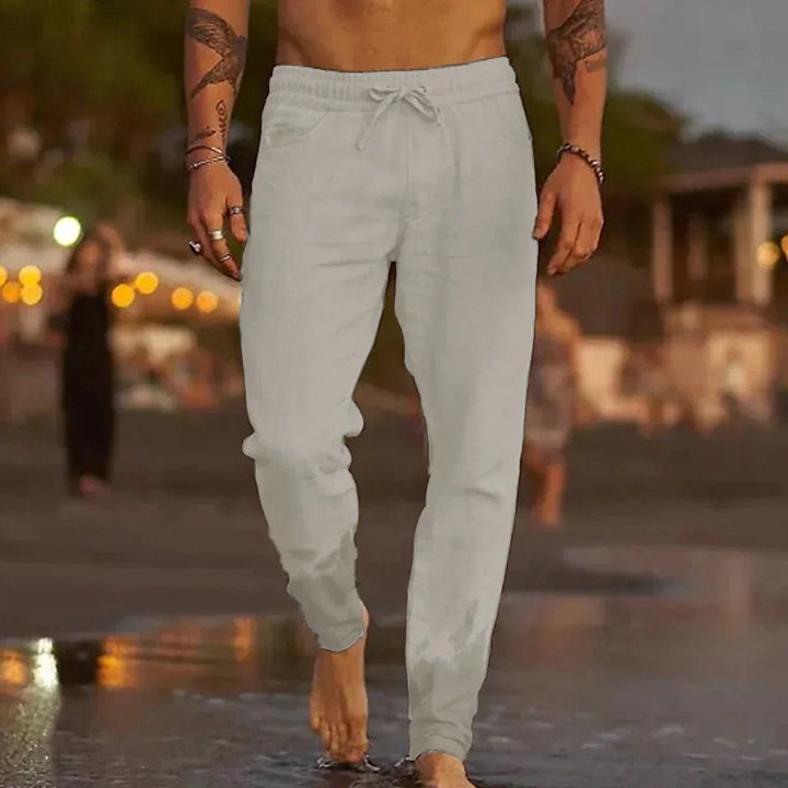 Herren Sommerliche Leinenhose - Jaxx