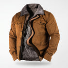 Herren Winter Shacket | Lammfell-Kragen & Futter