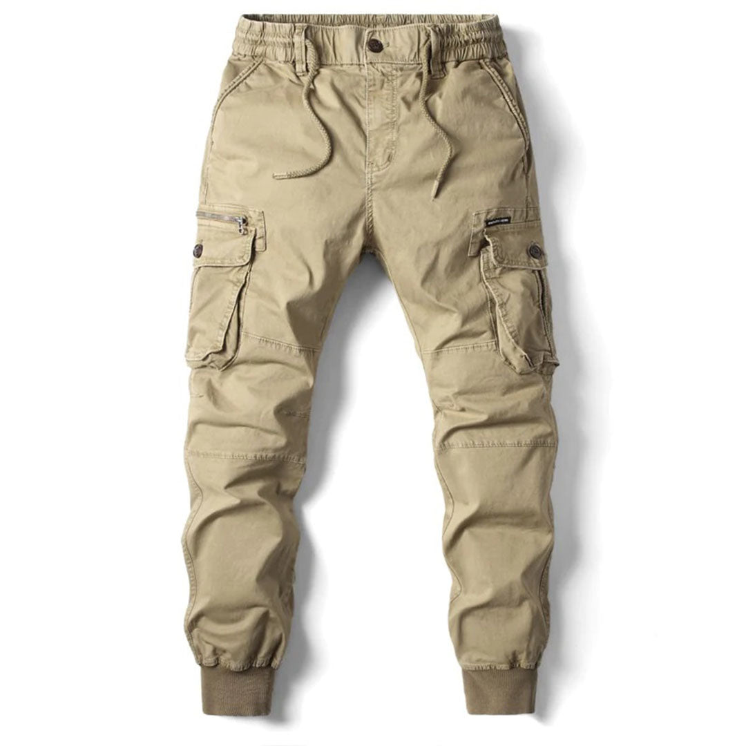 Modische Cargohose Herren Jogger mit Bündchen