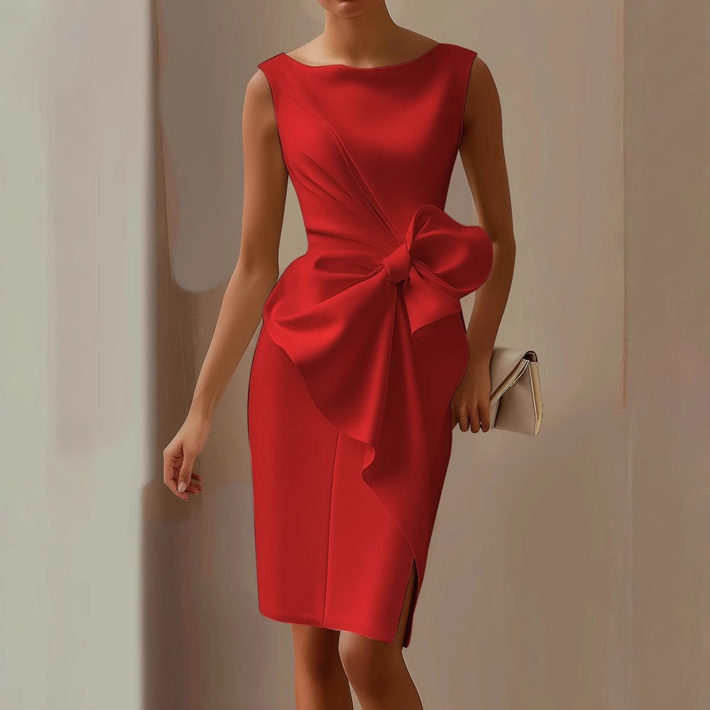 VESLI - Midi-Kleid mit sanfter Haptik