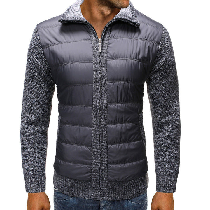 Gepolsterte Jacke für Herren mit langen Ärmeln