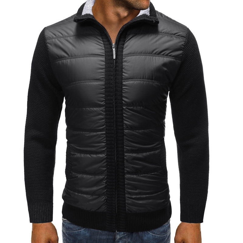 Gepolsterte Jacke für Herren mit langen Ärmeln