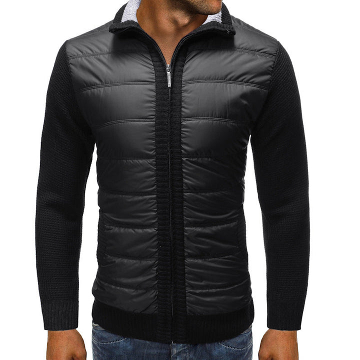 Gepolsterte Jacke für Herren mit langen Ärmeln