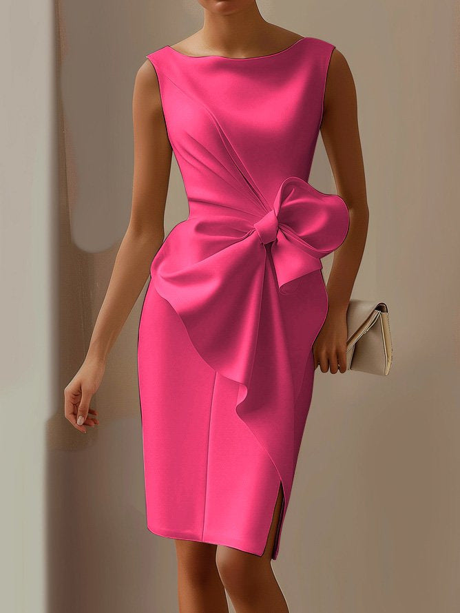 VESLI - Midi-Kleid mit sanfter Haptik