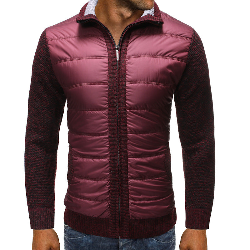 Gepolsterte Jacke für Herren mit langen Ärmeln