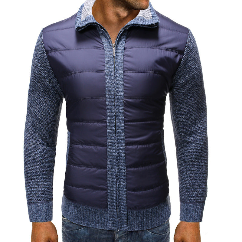 Gepolsterte Jacke für Herren mit langen Ärmeln