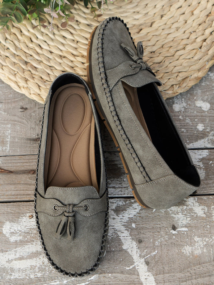 Ingrid - Damen Orthopädische Vintage-Schuhe mit Komfort-Fußbett