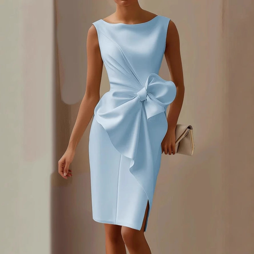 VESLI - Midi-Kleid mit sanfter Haptik