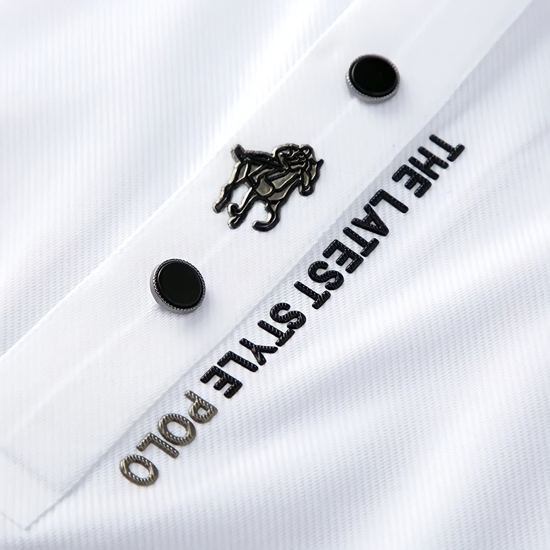 Lucas | Herren Stretch Baumwoll Polo-Shirt