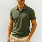 Stilvolles Herren-Poloshirt kurzarm mit Knopfleiste