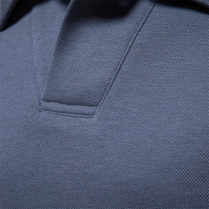 Herren Polo - Slim Fit mit langen Ärmeln und offener Kragen | Arbeit
