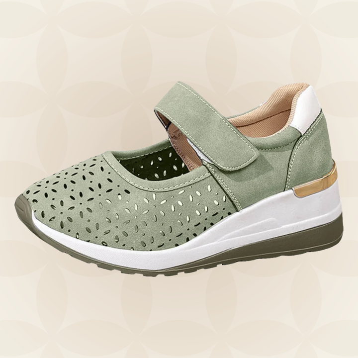 Thea - Damen Luftige Orthopädische Sommerschuhe mit Fußbett