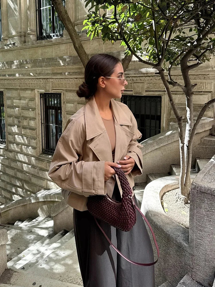 ILSE - Trench-coat court pour femme