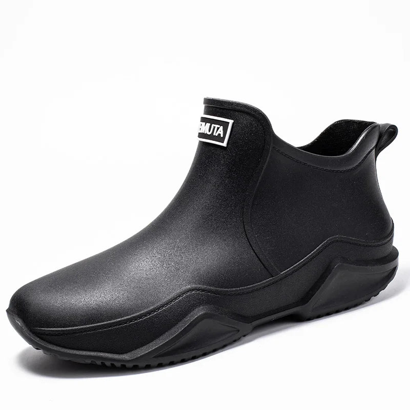 Regenstiefel für Herren mit rutschfester Sohle