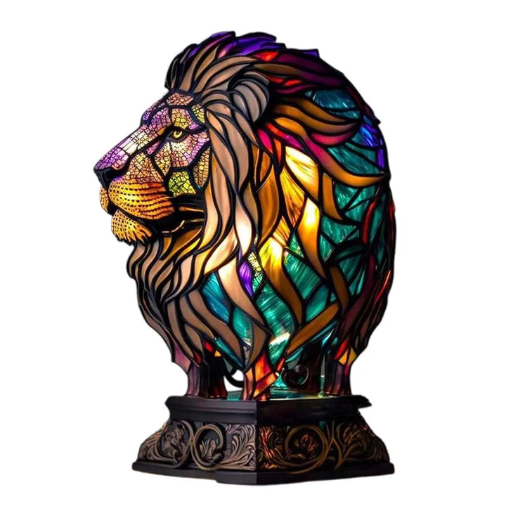 Bunte Tierlampe