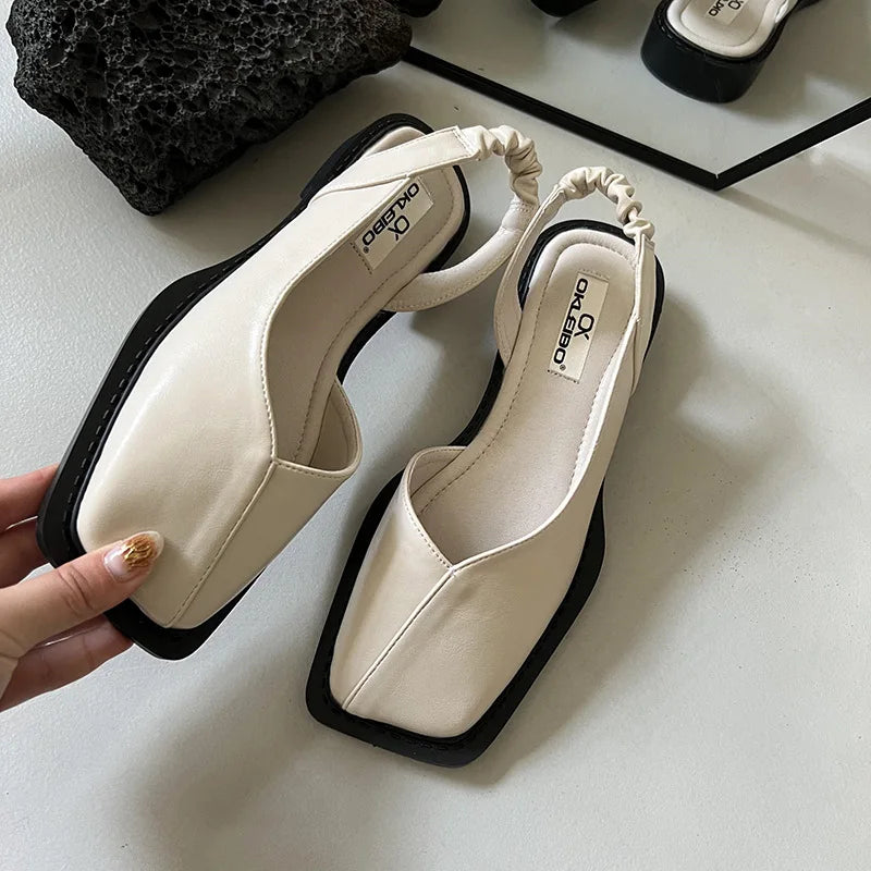 Elegante Sandalen mit quadrater Zehe für Damen - Lea